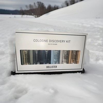 Hollister Eau De colonge Sampler set of 6 x .08 fl oz - New 2024 Discovery Set