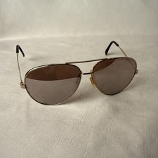 Vintage 70s 80s Pilot Aviator Gold Tone Frames Made In Taiwan Grandpa Driving