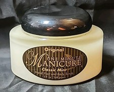 One Minute Manicure Moisturizing Salt Scrub 13 oz Rare Classic Mint Upsta9