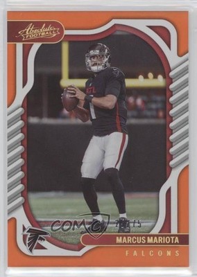 2022 Panini Absolute Spectrum Orange 25/75 Marcus Mariota #3 0o3b
