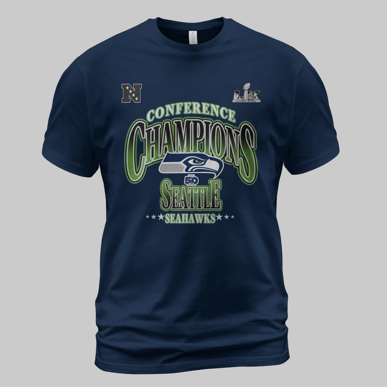 2025 AFC Conference Champions Seattle Seahawks T-Shirt