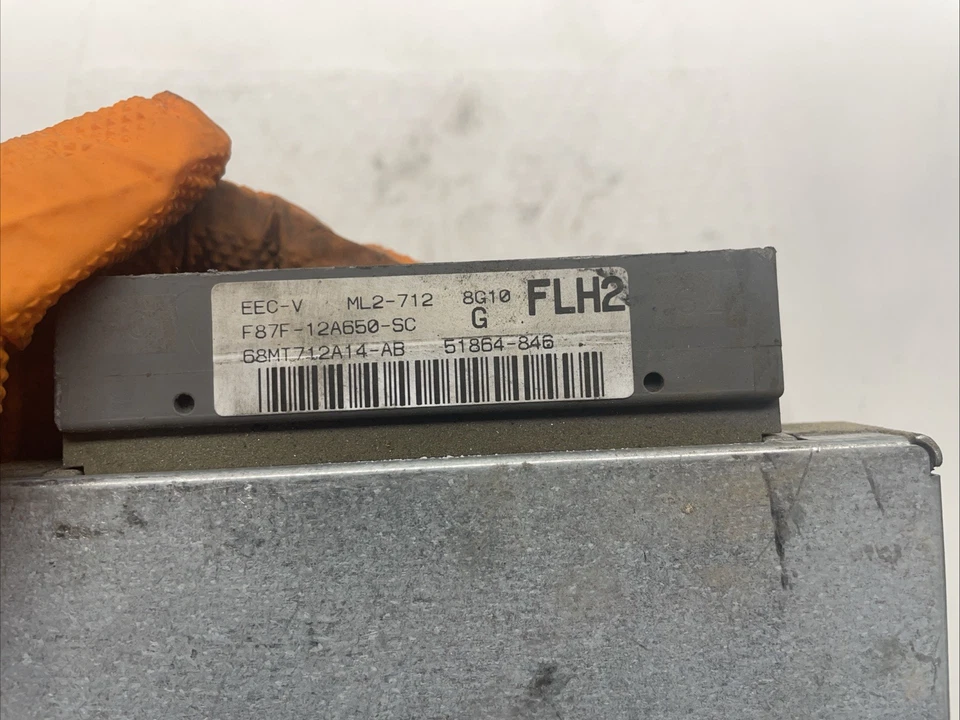 Módulo de controle de motor Ford Ranger OE 1998 1999 2000 unidade computador F87F-12A650-SC - Imagem 2 de 4