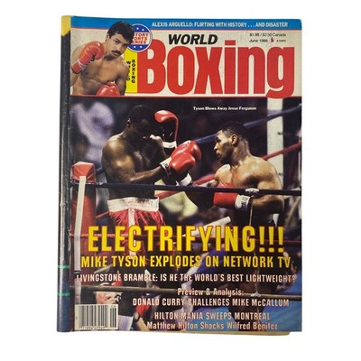 World Boxing Magazine June 1986 Mike Tyson vs Jesse Ferguson No Label