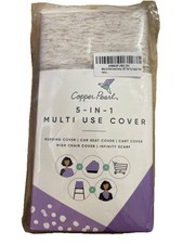 NEW Copper Pearl Morgan 5 in 1 Multi Use Cover Nursing Car Seat Shopping Cart