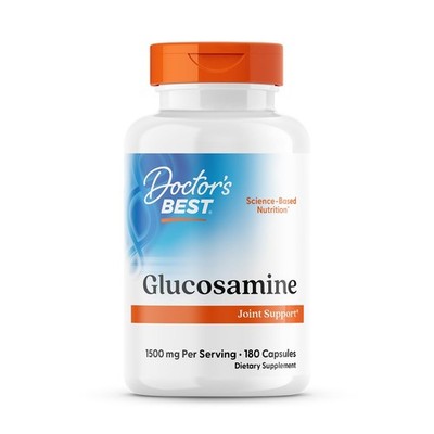 Doctor's BEST Glucosamine Supplement for Men & Women - Glucosamine 1500mg Per 2