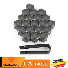 17mm Radschrauben Radmuttern Bolzen + ABZIEHER FÜR AUDI FÜR VW FÜR Nissan Grau