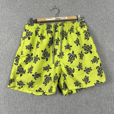 Vilebrequin Badeshorts Herren Größe Large Schildkrötenmuster limettengrün 
