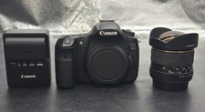 USED Canon EOS 60D 18.0MP DSLR Camera Kit w/Rokinon 8mm f/3.5 Fish-Eye Lens
