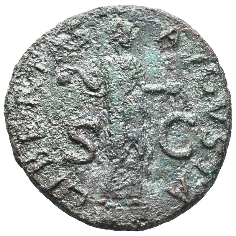 Roman Bronze As - Rome 41-54 - Claudius - Libertas - Picture 3 of 4