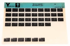 OEM Yamaha YN020-24 1998 9.9/15MHW Outboard Parts List Microfiche