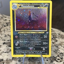Pokémon Houndoom Double Holo Neo Revelation 8/64 Swirl on eBay