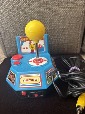 Namco Ms. Pac-Man 5-in-1 TV Plug N Play Arcade Games Joystick Tested /working