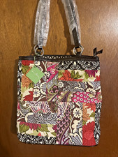Bolso de hombro Vera Bradley PATCHWORK MEDLEY TOTE 2010 edición limitada parche nuevo con etiquetas