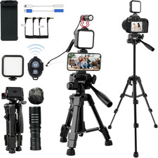 Vlogging Kit for Iphone, Android, Camera, Compatible with Youtube Starter...