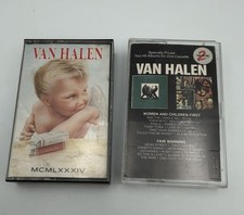 Van Halen Cassette Tape Lot 1984  Women And Children First/Fair Warning 2-in-1