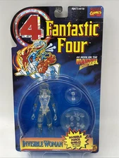 🔥🔥Fantastic Four “Invisible Woman” Clear Figure Marvel Comics 1995 Toy Biz NEW