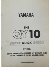 Yamaha QY10 Manuale di Istruzione in Italiano