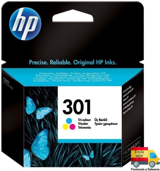 HP 301 COLOR Cartucho de Tinta Original