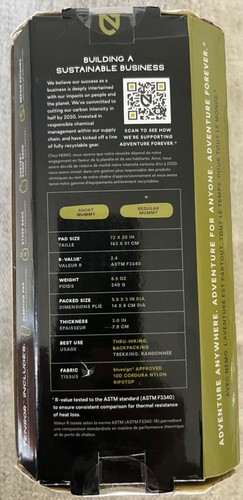 Nemo Tensor Elite All-Season Ultralight Insulated Sleeping Pad - Regular Mummy - Picture 2 of 5