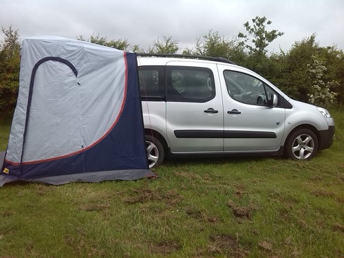 REIMO UPGRADE TAILGATE CABIN TENT Awning, Storage VW, Tepee & Berlingo FREE P&P - Picture 8 of 12