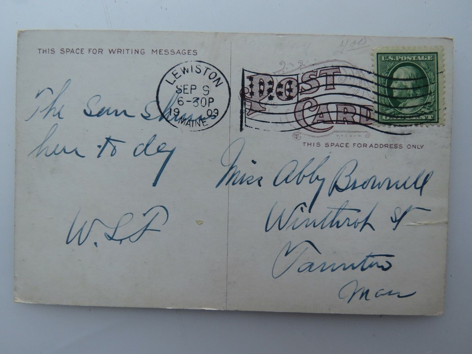 1909 Antique Postcard Gypsy Camp Switzerland Rd Lewiston ME A2184 eBay