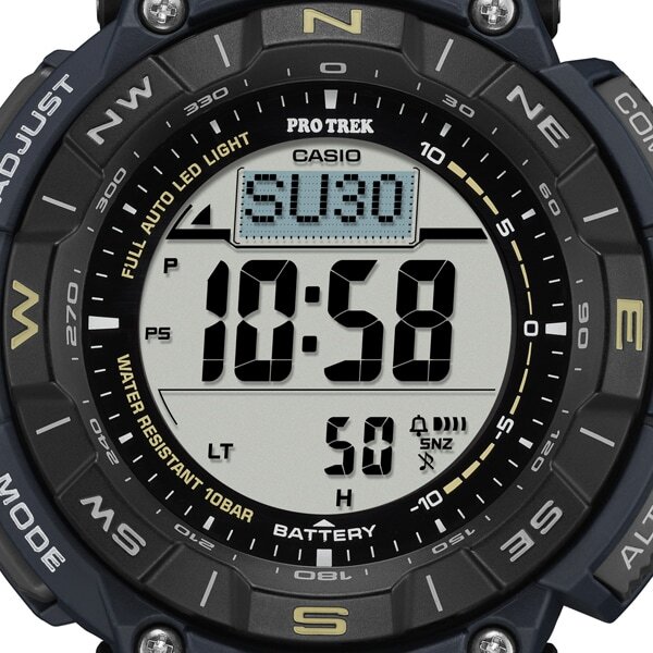 CASIO PRO TREK Climber Line PRG-340SC-2JF Triple Sensor Solar 