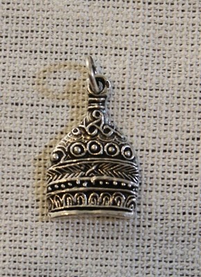 Pendentif Argent Massif - Casque Gaulois Celtique - TOULHOAT - Neuf Avec étiquettes