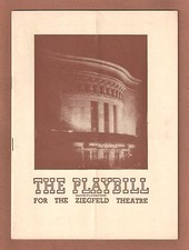 Cole Porter "SEVEN LIVELY ARTS" Bert Lahr / Beatrice Lillie 1945 Playbill