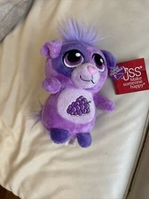 Russ Yummy Peepers Growling Grape Grape Scented Puppy Dog Plush E30