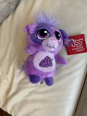 Russ Yummy Peepers Growling  Grape  Grape Scented Puppy Dog Plush E30