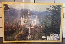 NEW SEALED Puzzle NEUSCHWANSTEIN BAVARIA 3000 Pieces! by FX Schmid (GSHF3)
