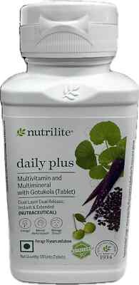 Amway Nutrilite Daily Plus Multivitamin & Multimineral With Gotukola ( 120  Tab)