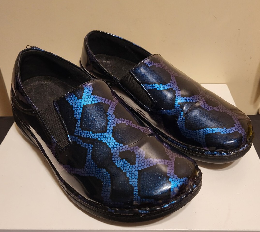 Spring Step Ferrara-Racer Blue Phython Print Pate… - image 3