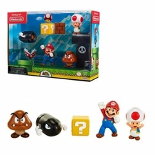 JAKKS Pacific World of Nintendo ACORN PLAINS Playset (5pc)