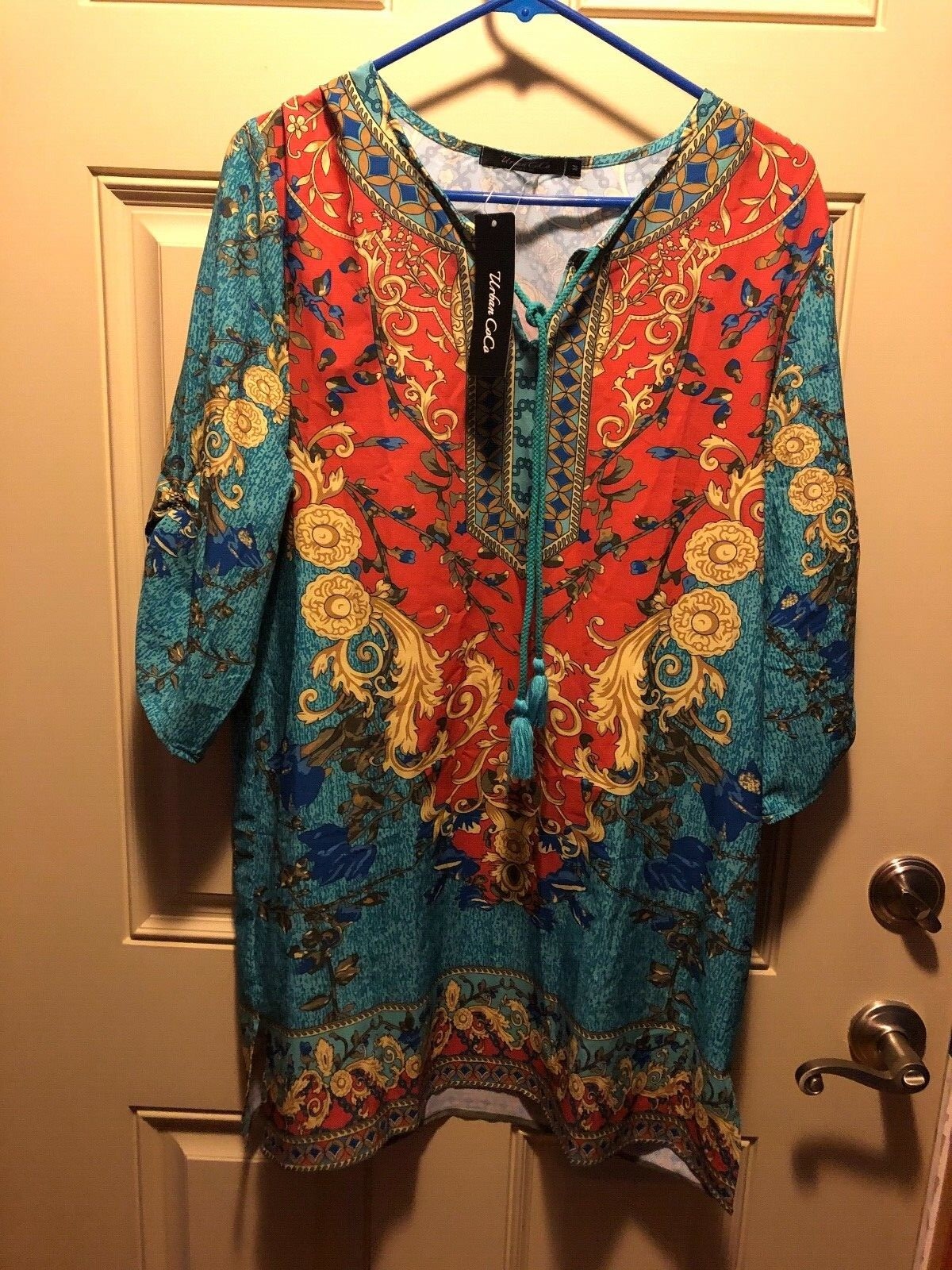 NWT URBAN COCO Women's Multi Color Shirt Top Size M