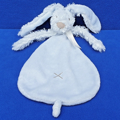 HAPPY HORSE HASE SCHMUSETUCH KUSCHELTUCH RABBIT COMFORTER BLAU