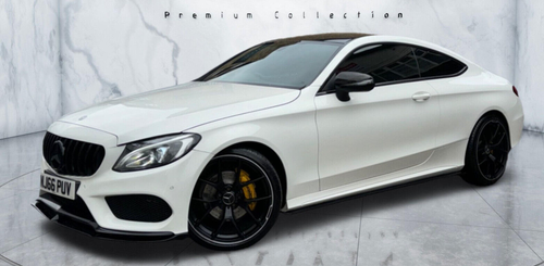 FOR MERCEDES C CLASS W205 C205 AMG STYLE SIDE SKIRT EXTENSION BLADE CARBON 2014+ - Picture 4 of 15