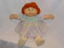 1982 Cabbage Patch Little Red Hair Girl Doll With Braids