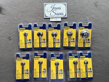 10- Irwin Round Shank Marples Carbon Steel Forstner Drill Bits