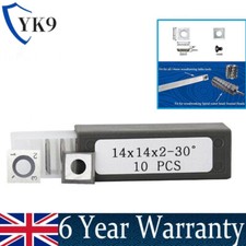 10PCS Carbide TCT Reversible Insert Knives For spiral Cutter lathe-Turning Tool