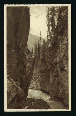 Marble Canyon on Banff - Windermere Road Marble Canyon Kootenay - Old Photo