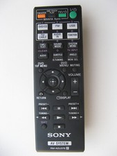 Sony Remote Control RM-ADU078, AV System DAV-TZ710 DAV-TZ510 TZ630, OEM Genuine