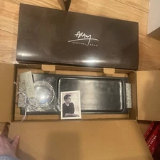 Michael Aram Molten Olive Oil Dipping Board (16.5"L x 6"W x 1.75"H) Box Has Wear