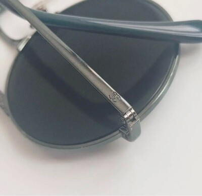 シャネル サングラス 4232 C.468/C0 53□21 ラウンド 黒 Chanel Round Gunmetal Black Round Frame Sunglasses 4232 c.468/C0