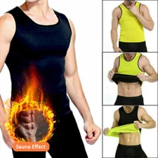 Fajas Moldeadoras De Cintura Y Abdomen Para Hombres Gym Sweat Body Shaper Vest