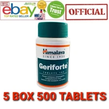 Geriforte Himalaya New OFFICIAL USA 5 BOX 300 TABLETS Immunity Health