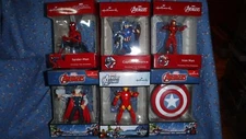 NIP Marvel Avengers  Christmas Ornament  Ironman Captn America Spiderman U Chose