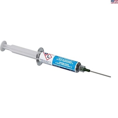 4902P Low Temp Solder Paste Sn42Bi57Ag1 with Dispenser - 25g & No-Clean Flux