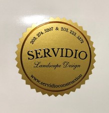 Custom Metallic Gold stickers logo Gold Foil stickers waterproof Gold labels