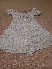 Windsor Light Blue Dress With Floral Print Great For Spring And Summer